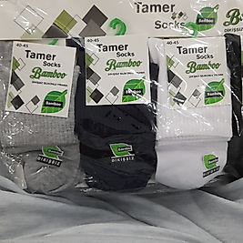 dikişsiz bambu erkek corap