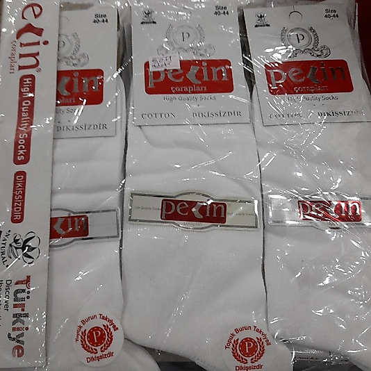 cotton dikişsiz erkek corap