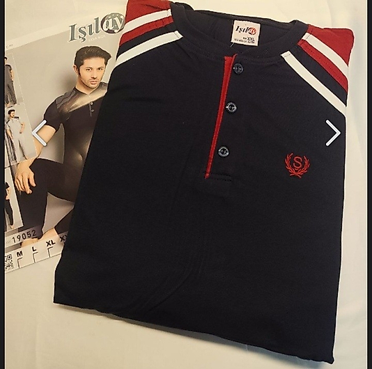 kısa kollu erkek  pijama
